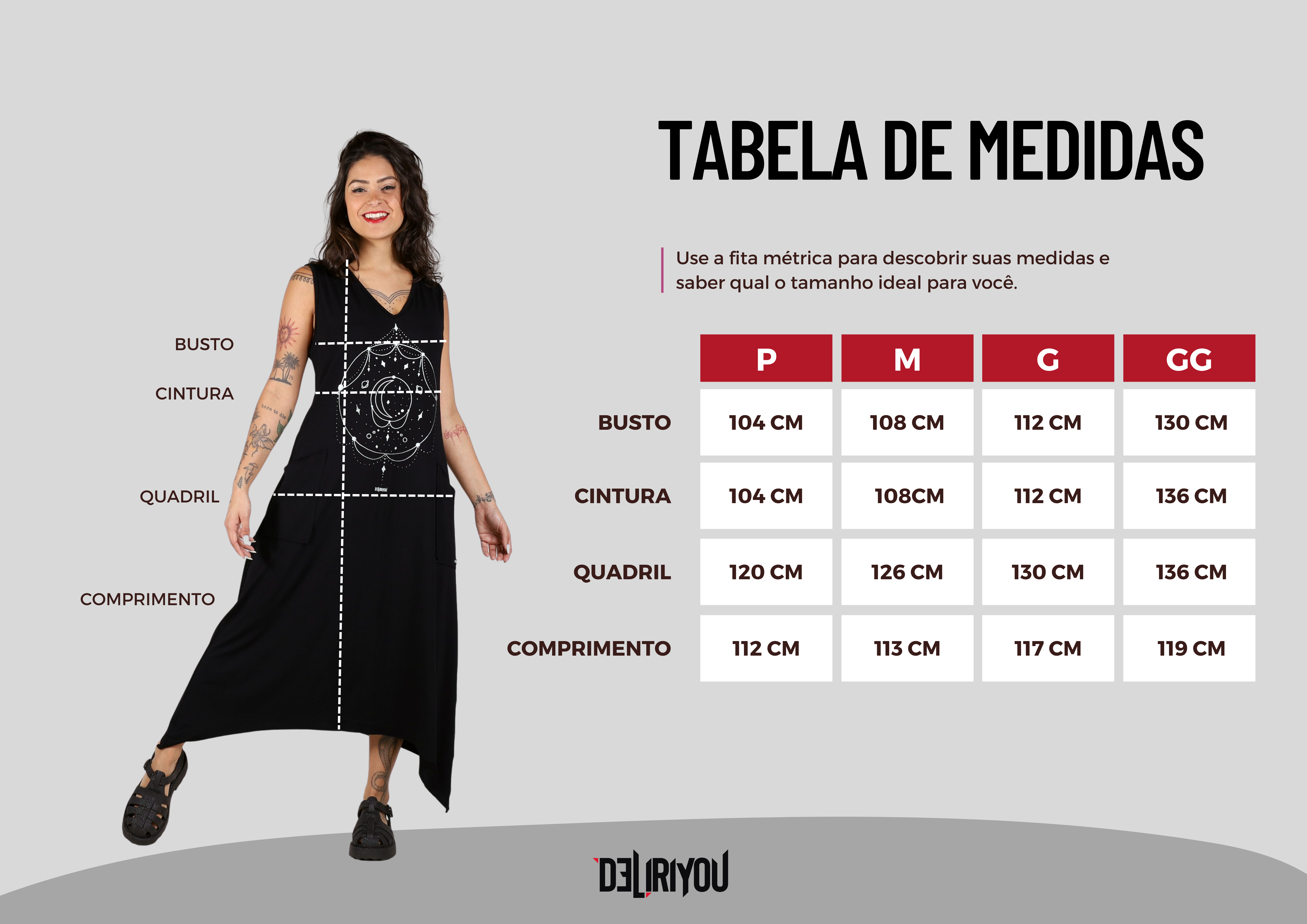 Tabela de medidas