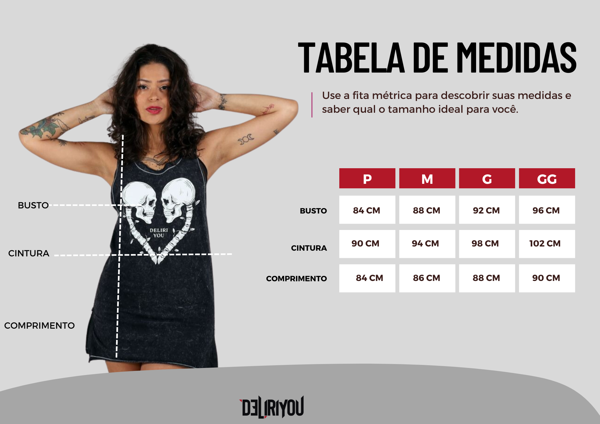 Tabela de medidas