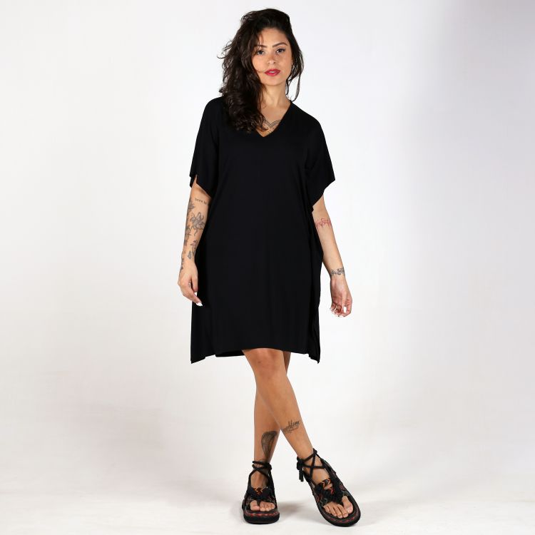 Vestido Kaftan Liso