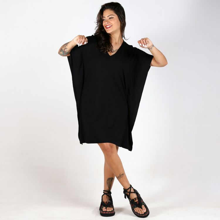 Vestido Kaftan Liso