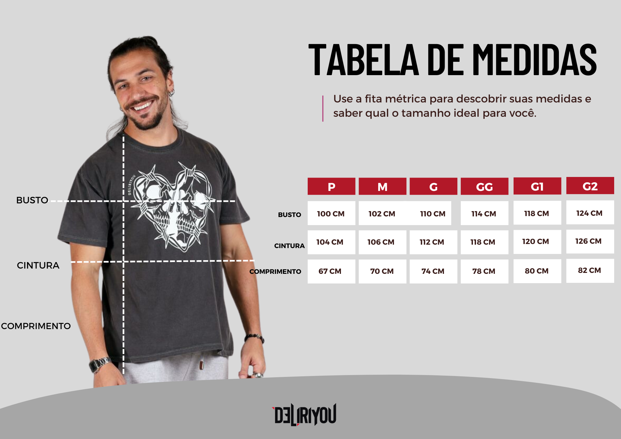 Tabela de medidas