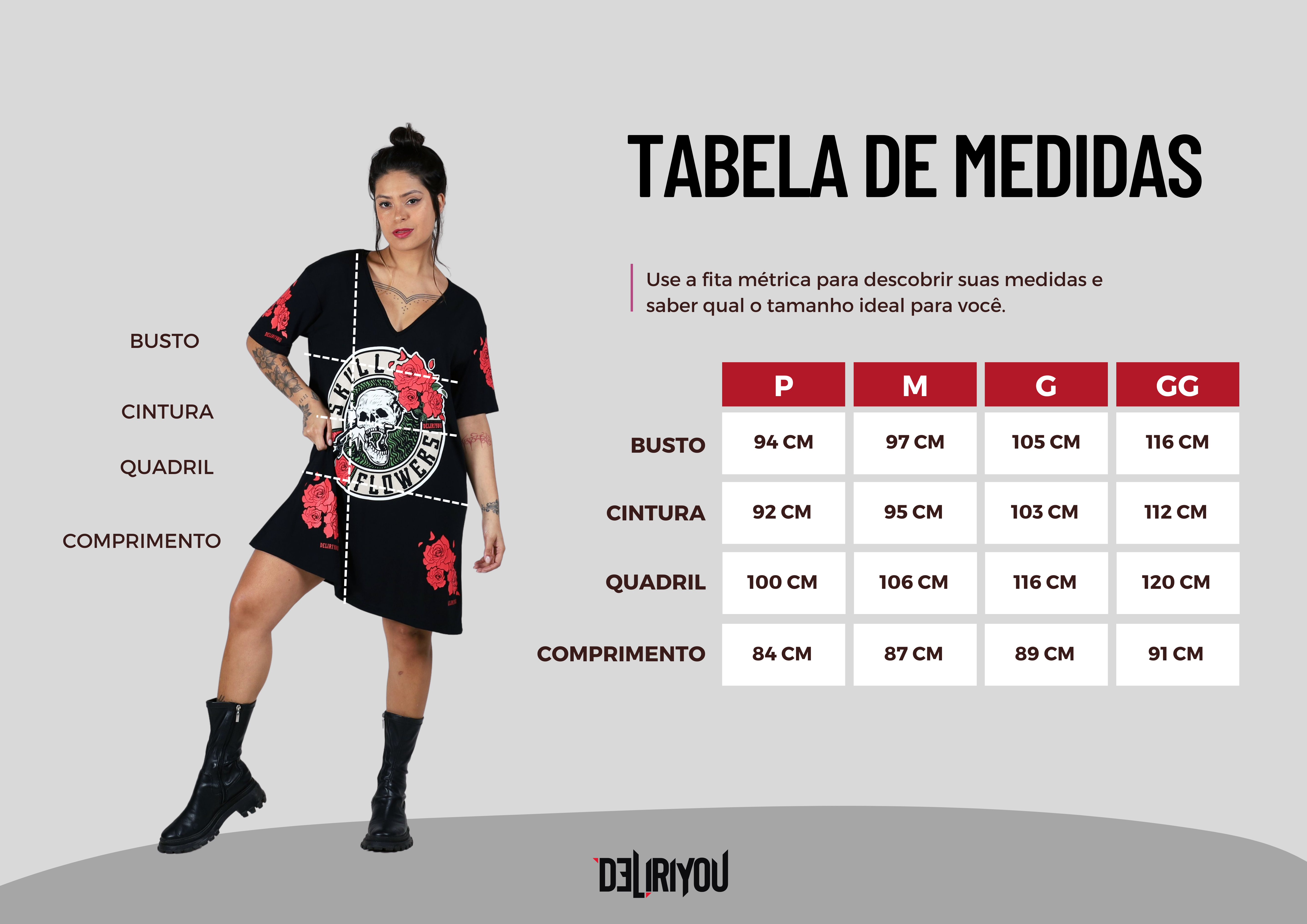 Tabela de medidas