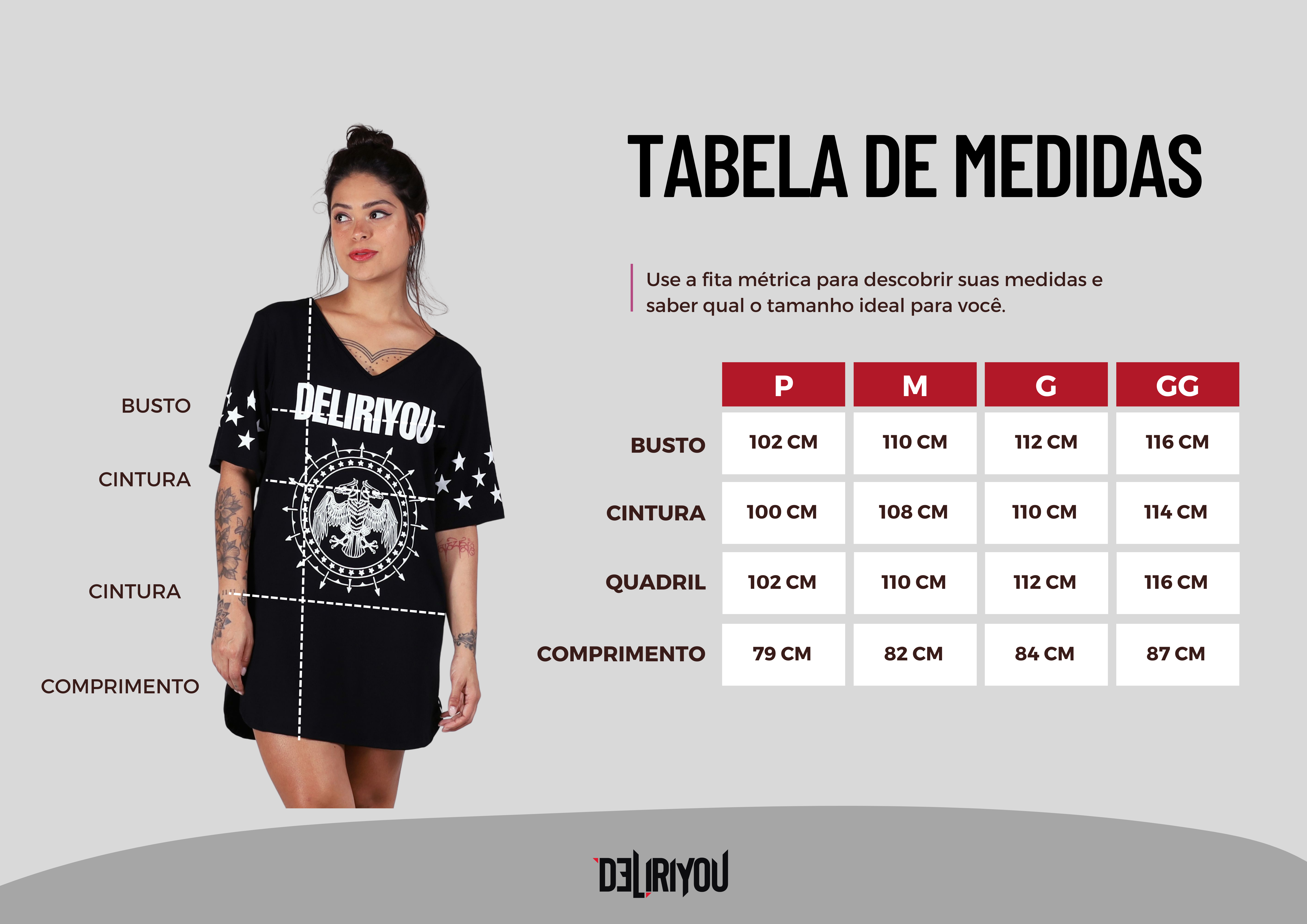 Tabela de medidas