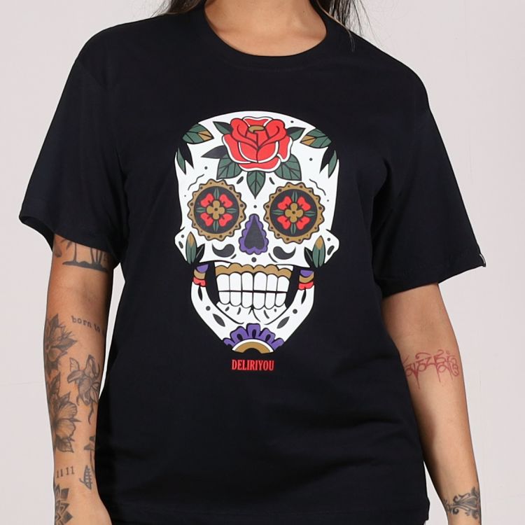 Camiseta Caveira Mexicana