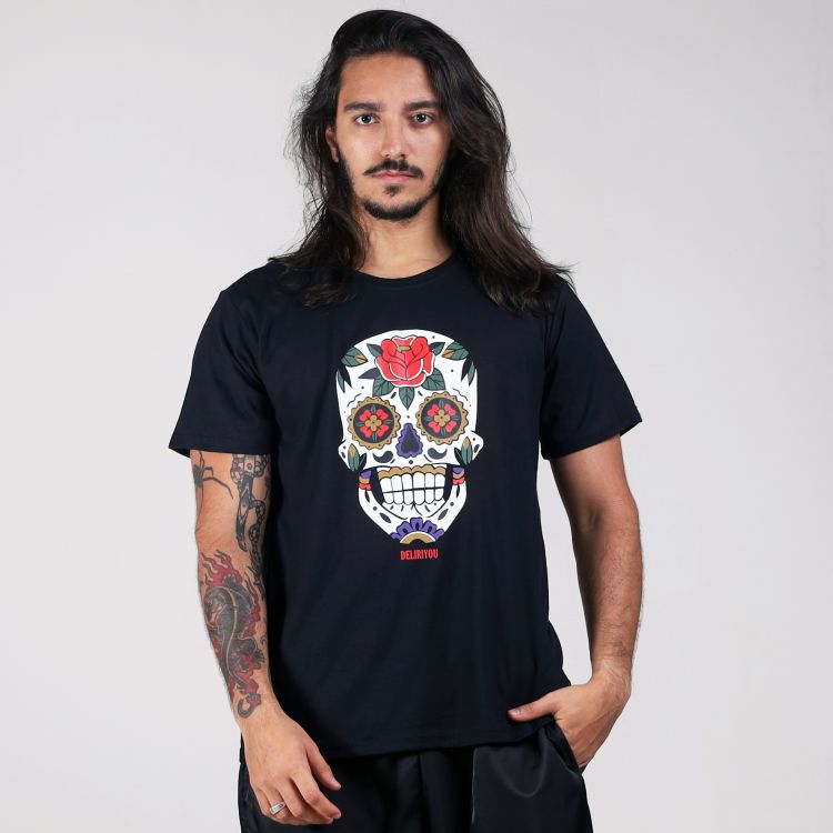 Camiseta Caveira Mexicana