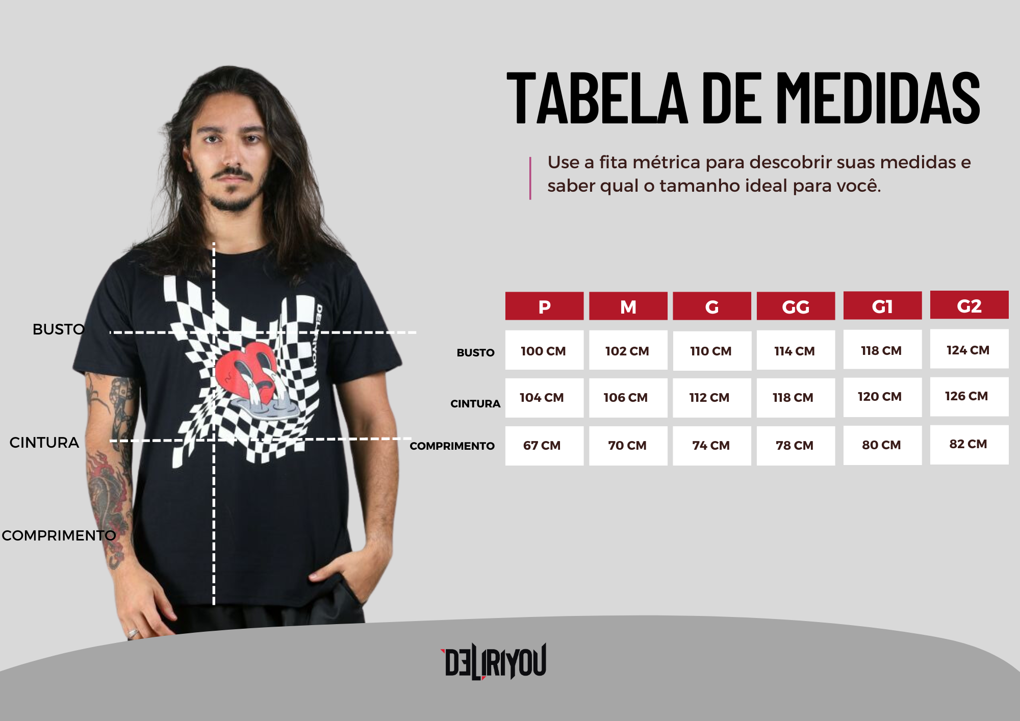 Tabela de medidas