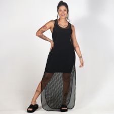 Vestido Regata Tela Transparência