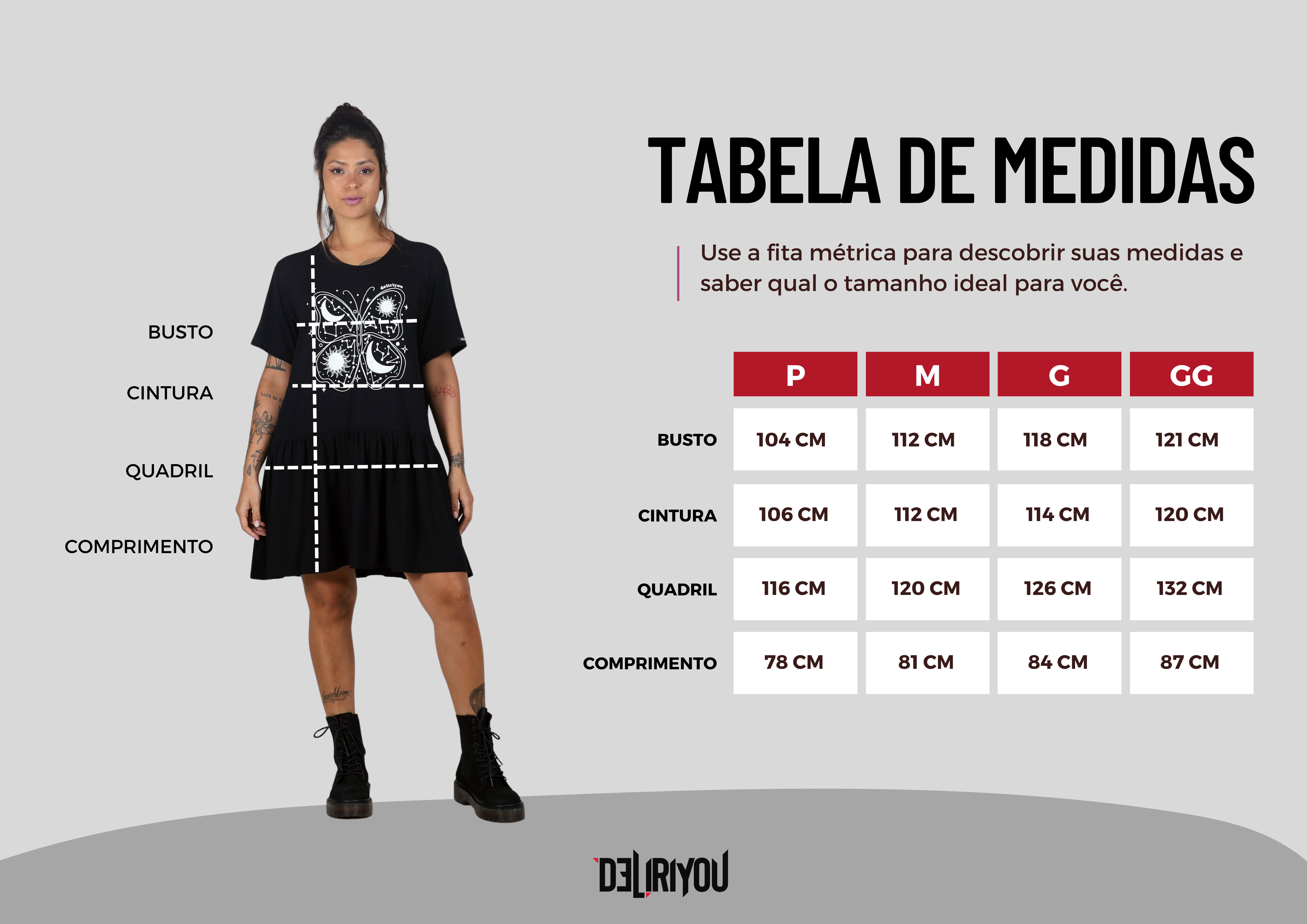 Tabela de medidas