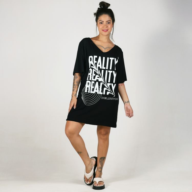 Vestido T-Shirt Reality Deliriyou