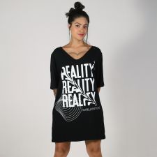 Vestido T-Shirt Reality Deliriyou