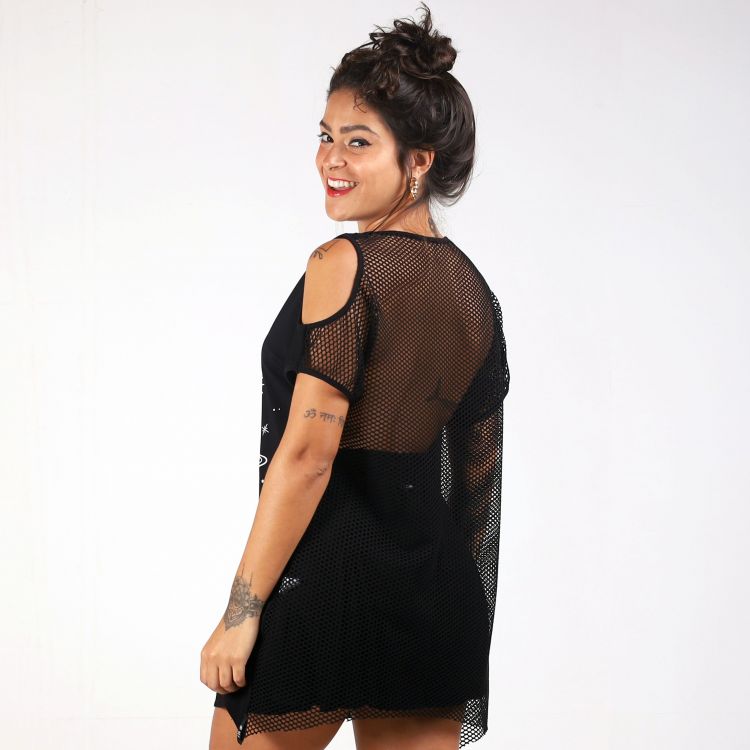 Blusa Max My Mind Com Tela