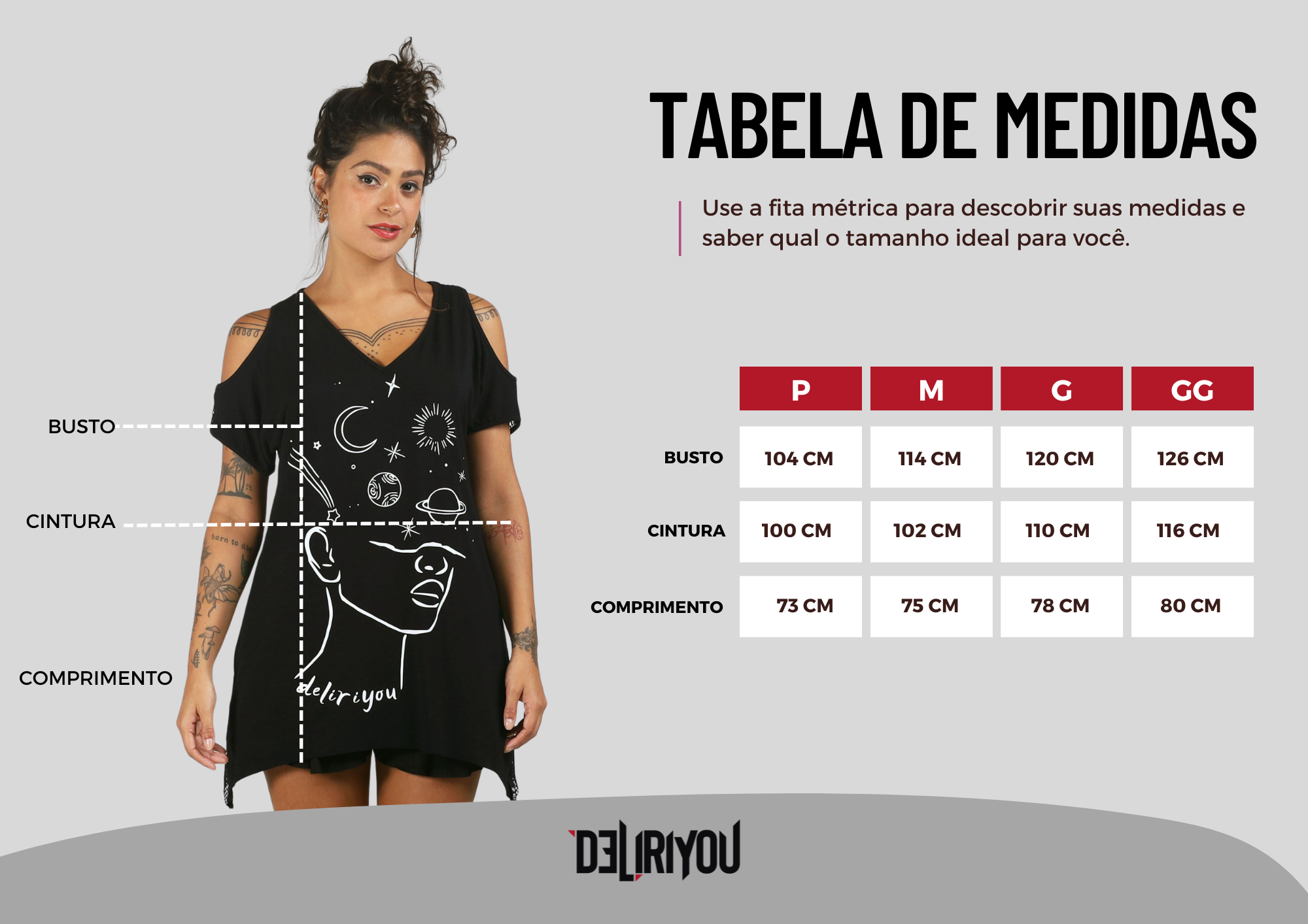 Tabela de medidas