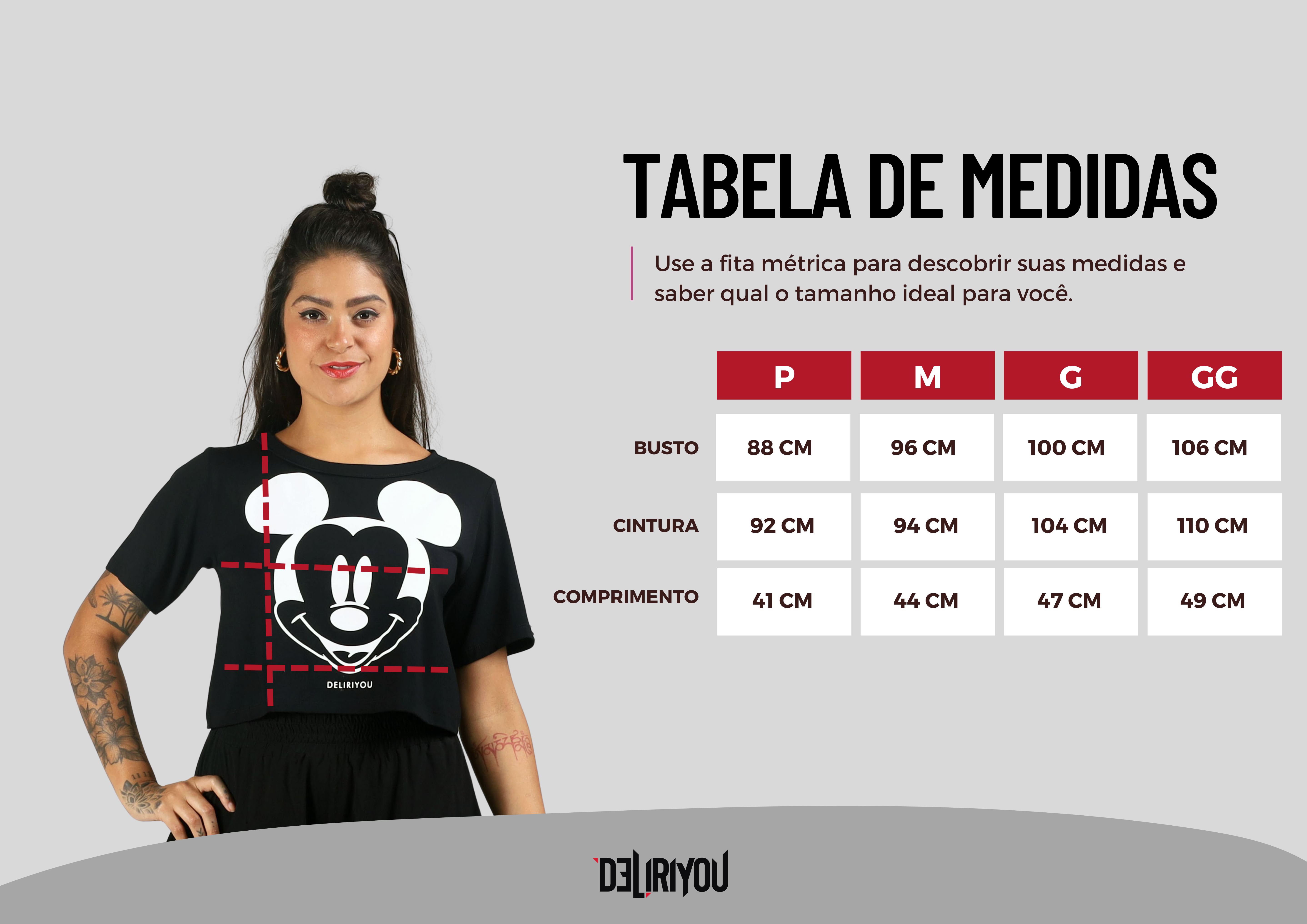 Tabela de medidas