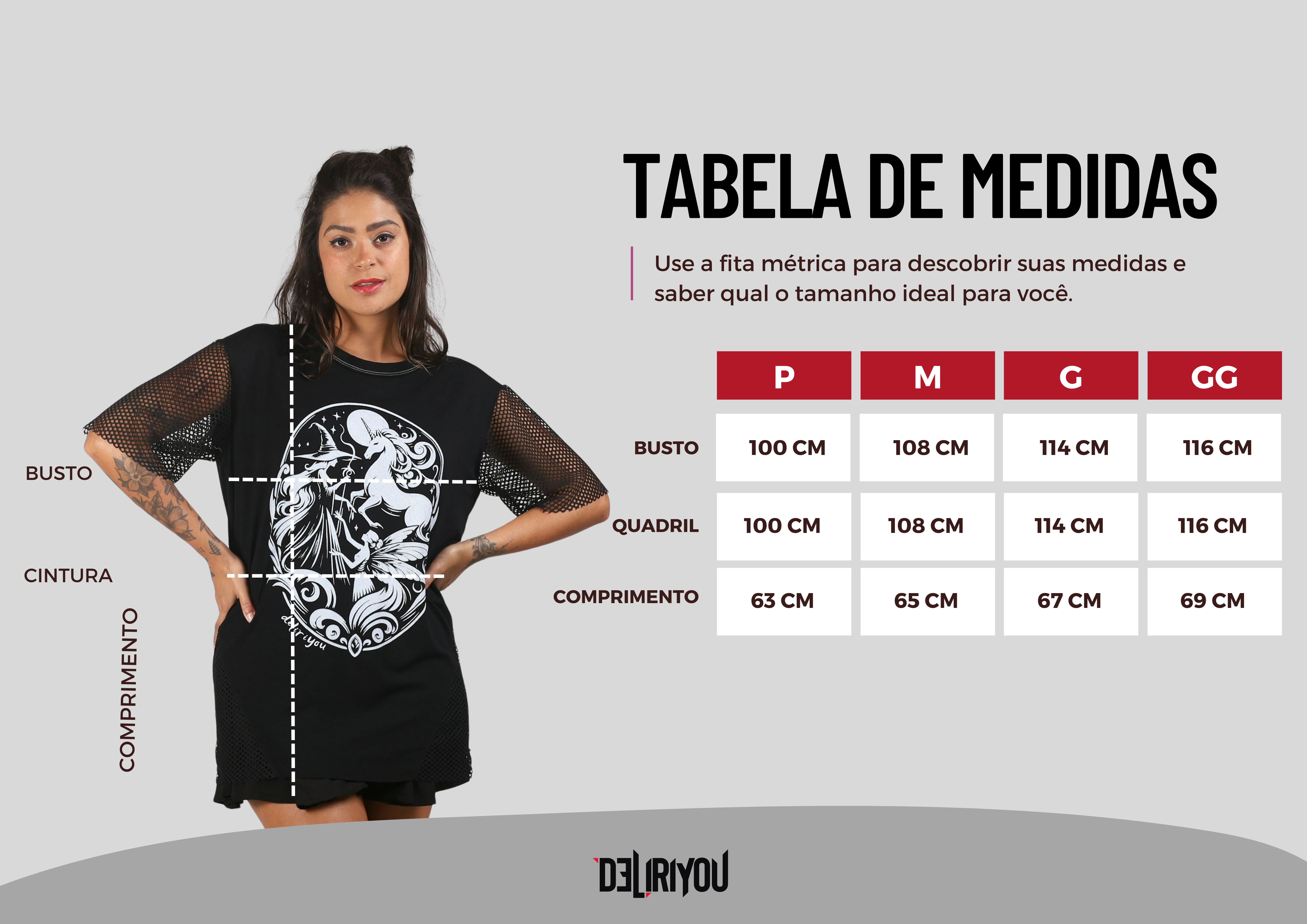 Tabela de medidas