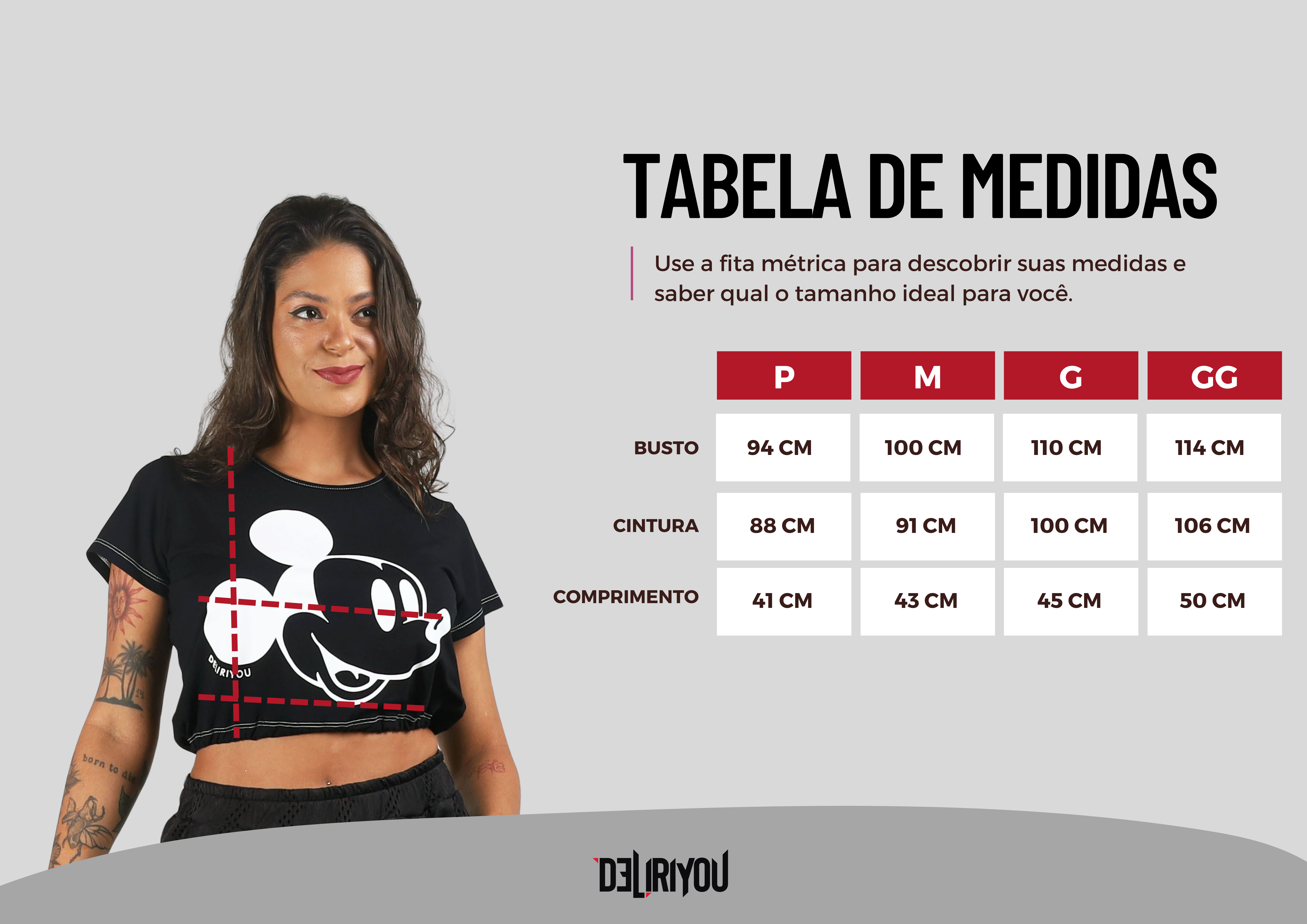 Tabela de medidas