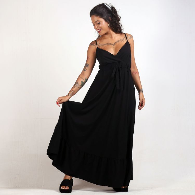 Vestido Longo Encanto Black