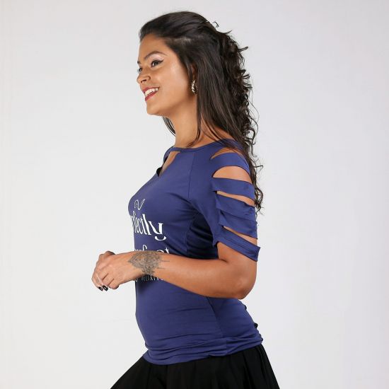 Blusa Azul Perfectly Imperfect