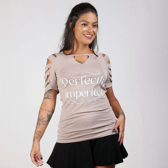 Blusa Bege Perfectly Imperfect