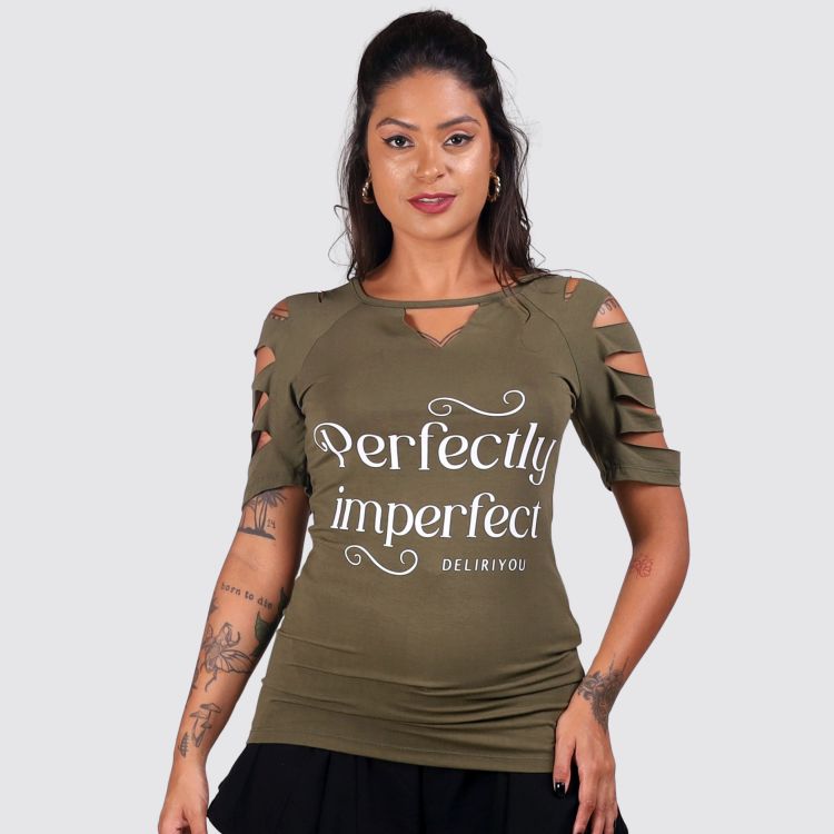 Blusa Verde Perfectly Imperfect
