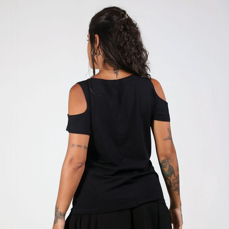 Blusa Preta Margarida