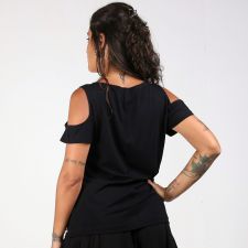 Blusa Fashion Ombro Vazado