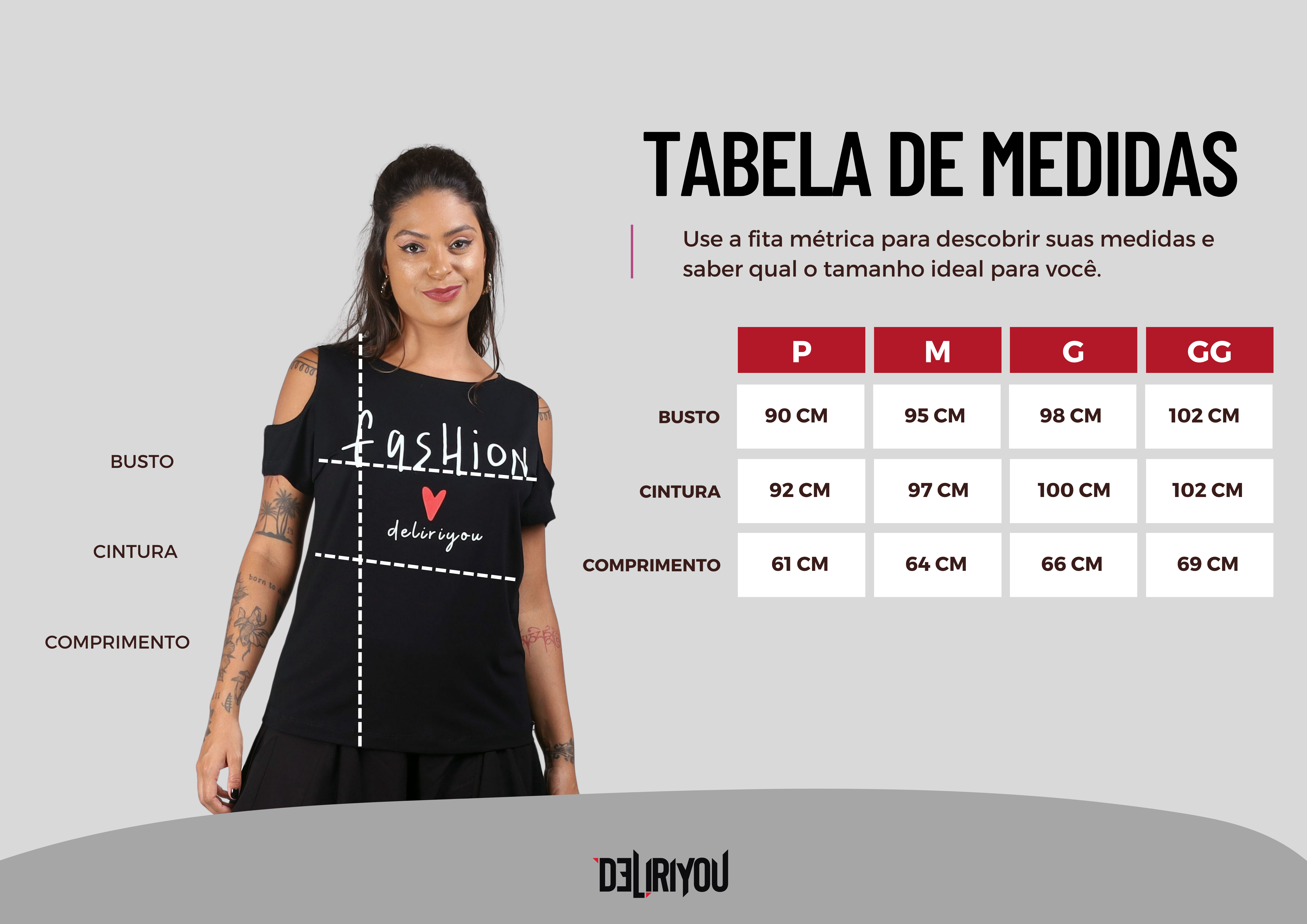 Tabela de medidas