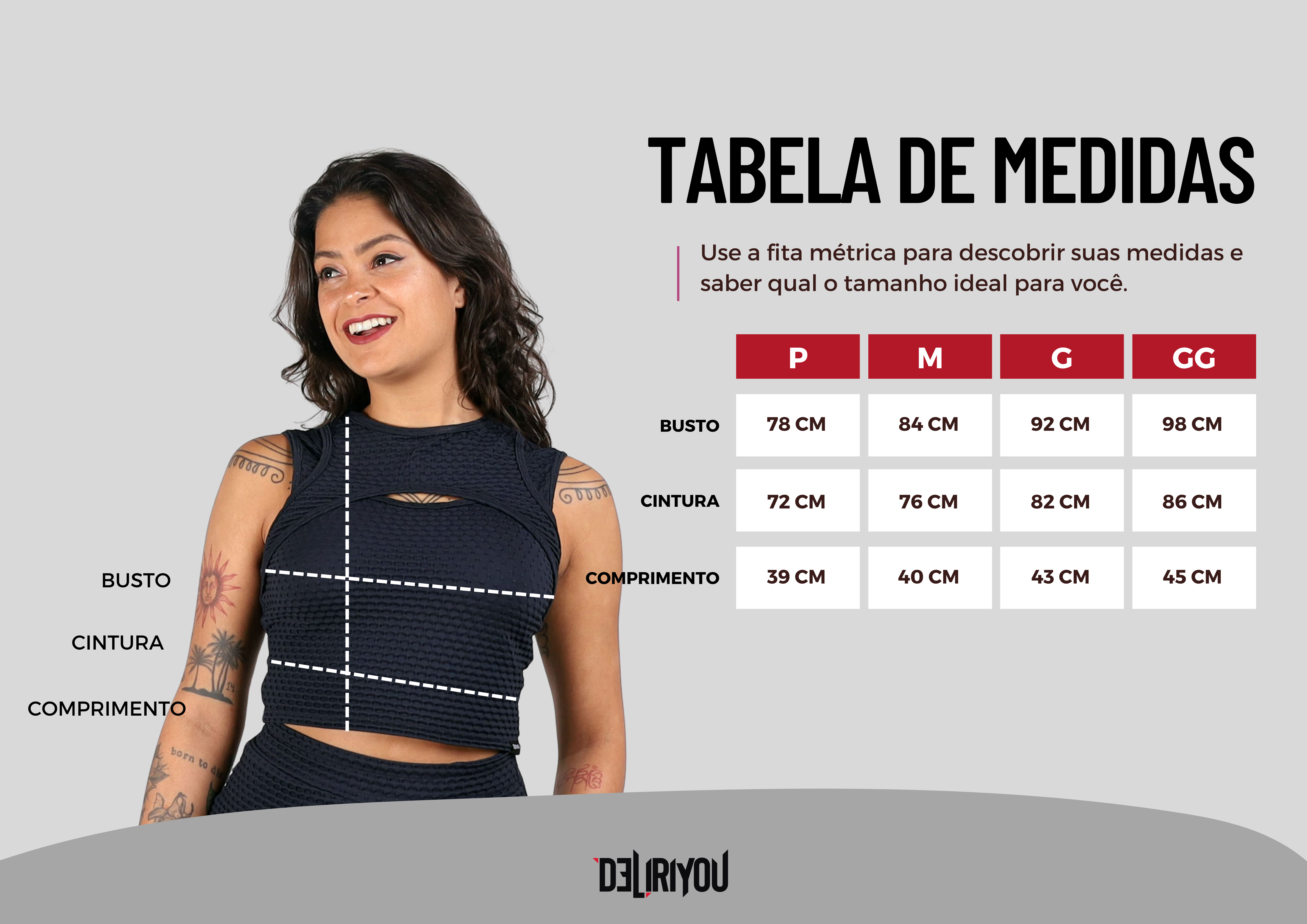 Tabela de medidas