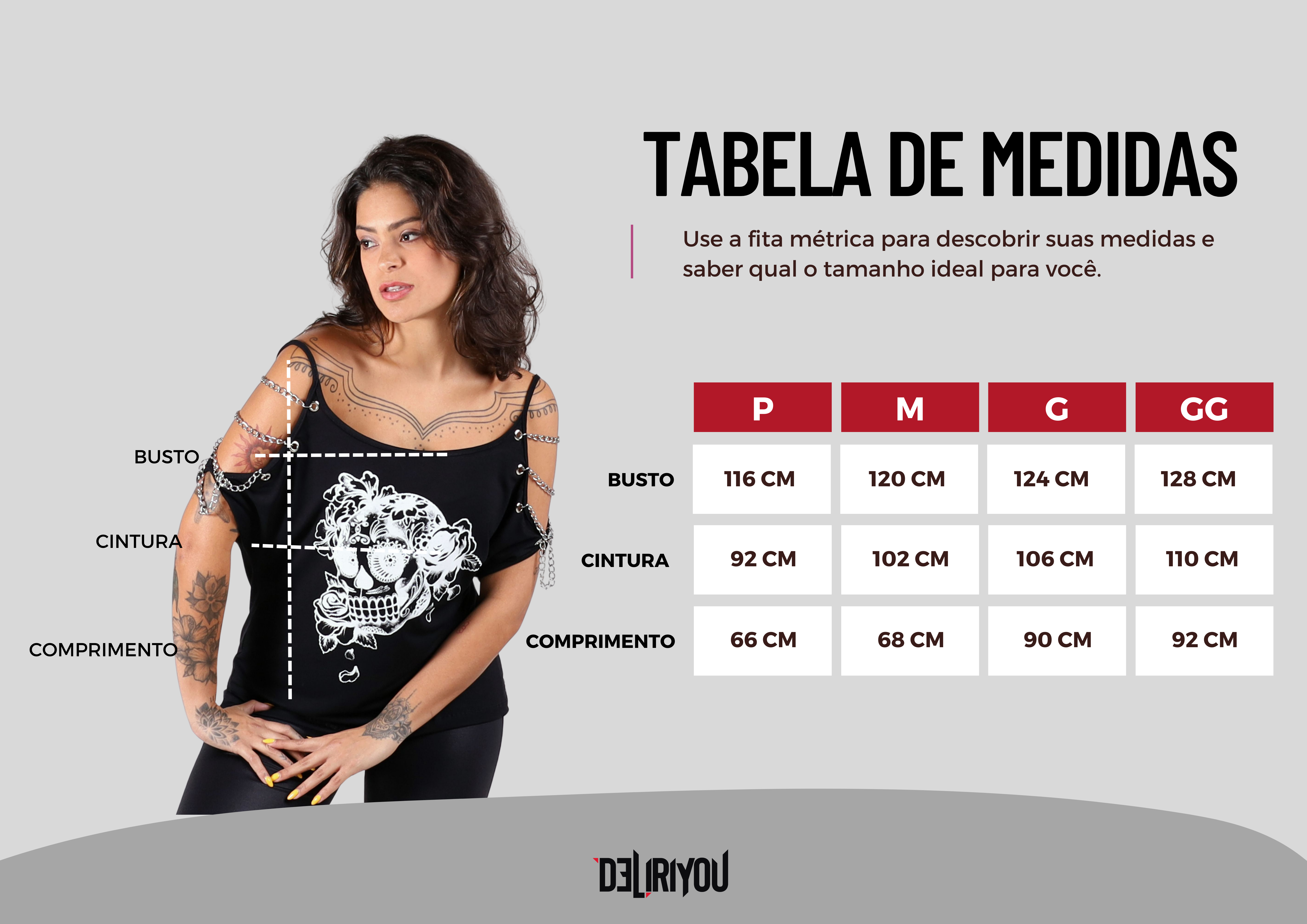 Tabela de medidas