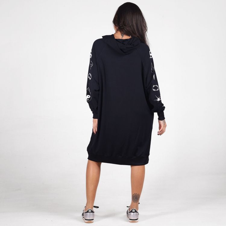 Vestido Moletom I'm Just a Kid Black