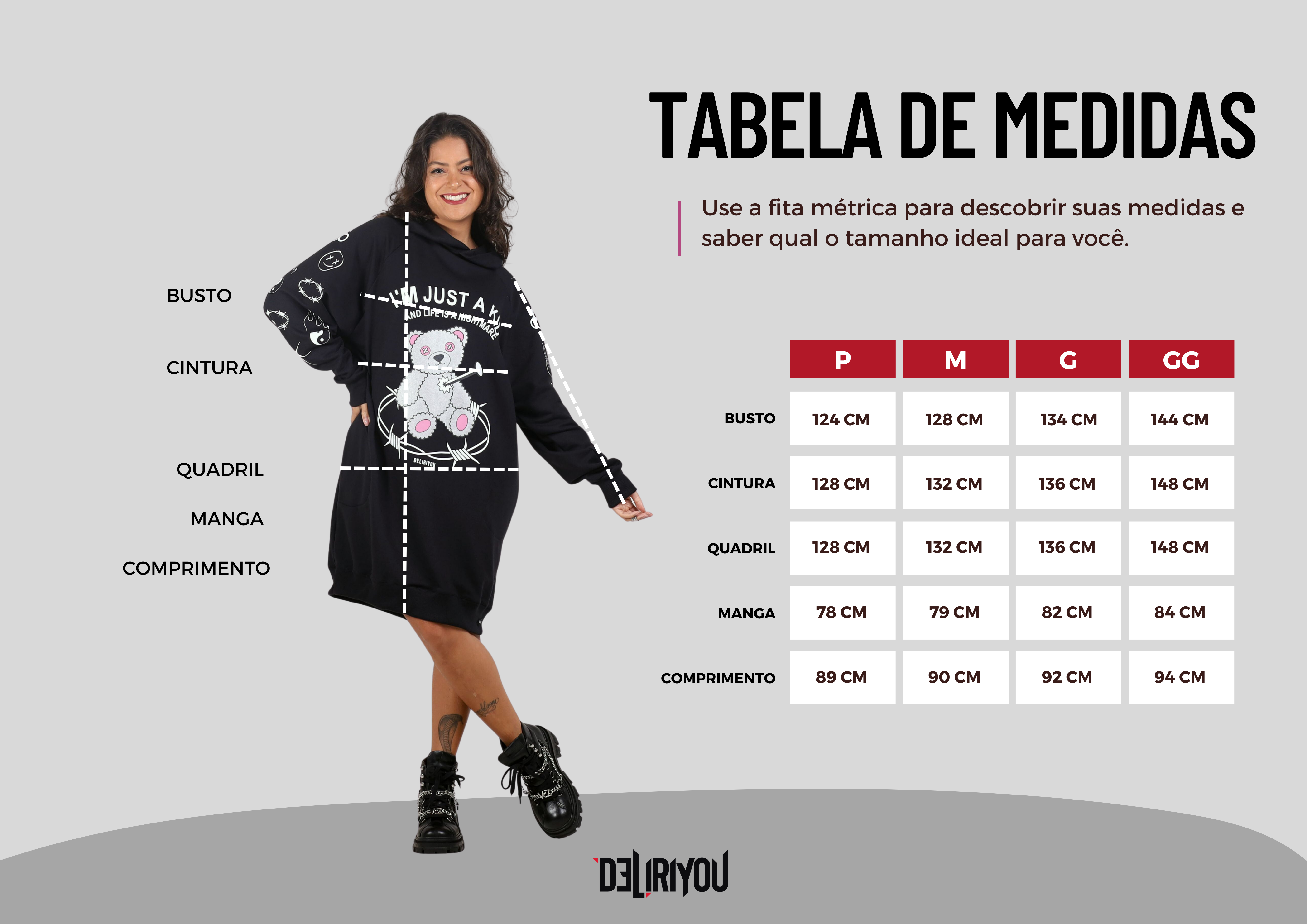 Tabela de medidas