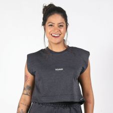 Cropped Muscle Tee Deliriyou Brilho