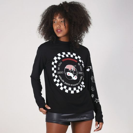 Blusa Manga Longa Be You