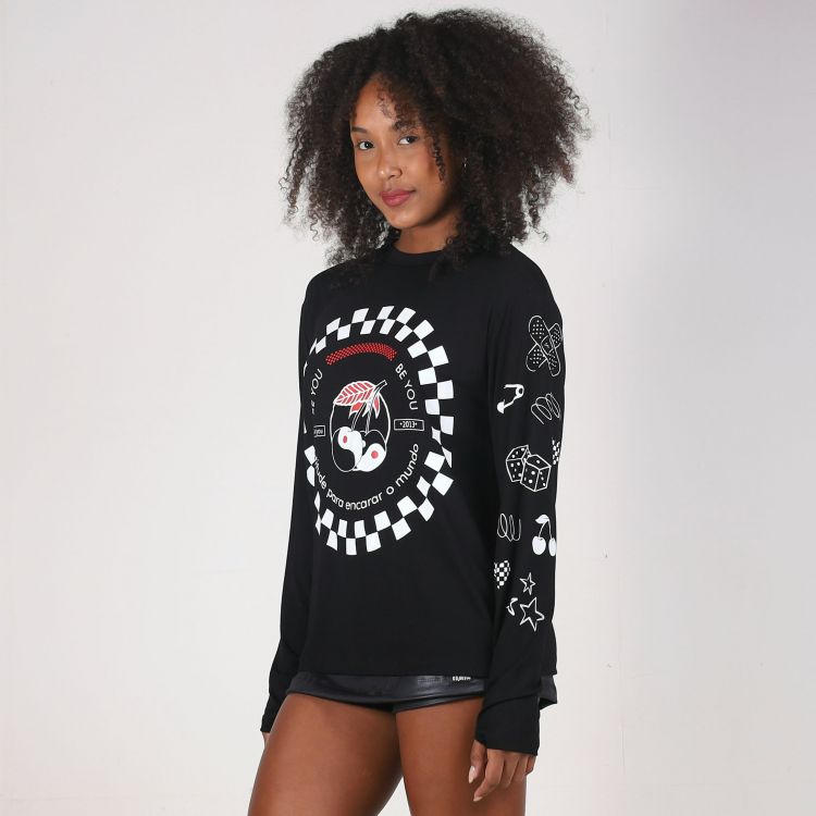 Blusa Manga Longa Be You