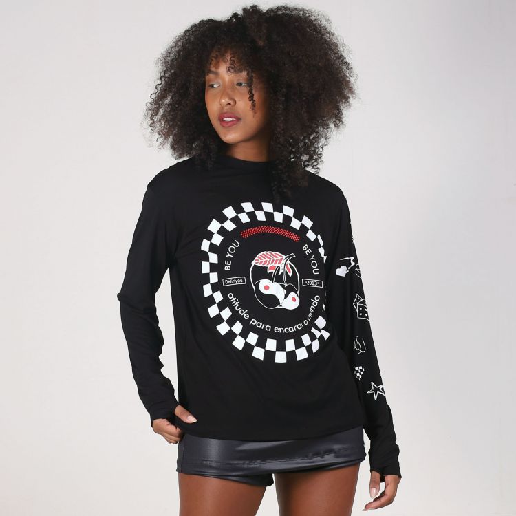 Blusa Manga Longa Be You