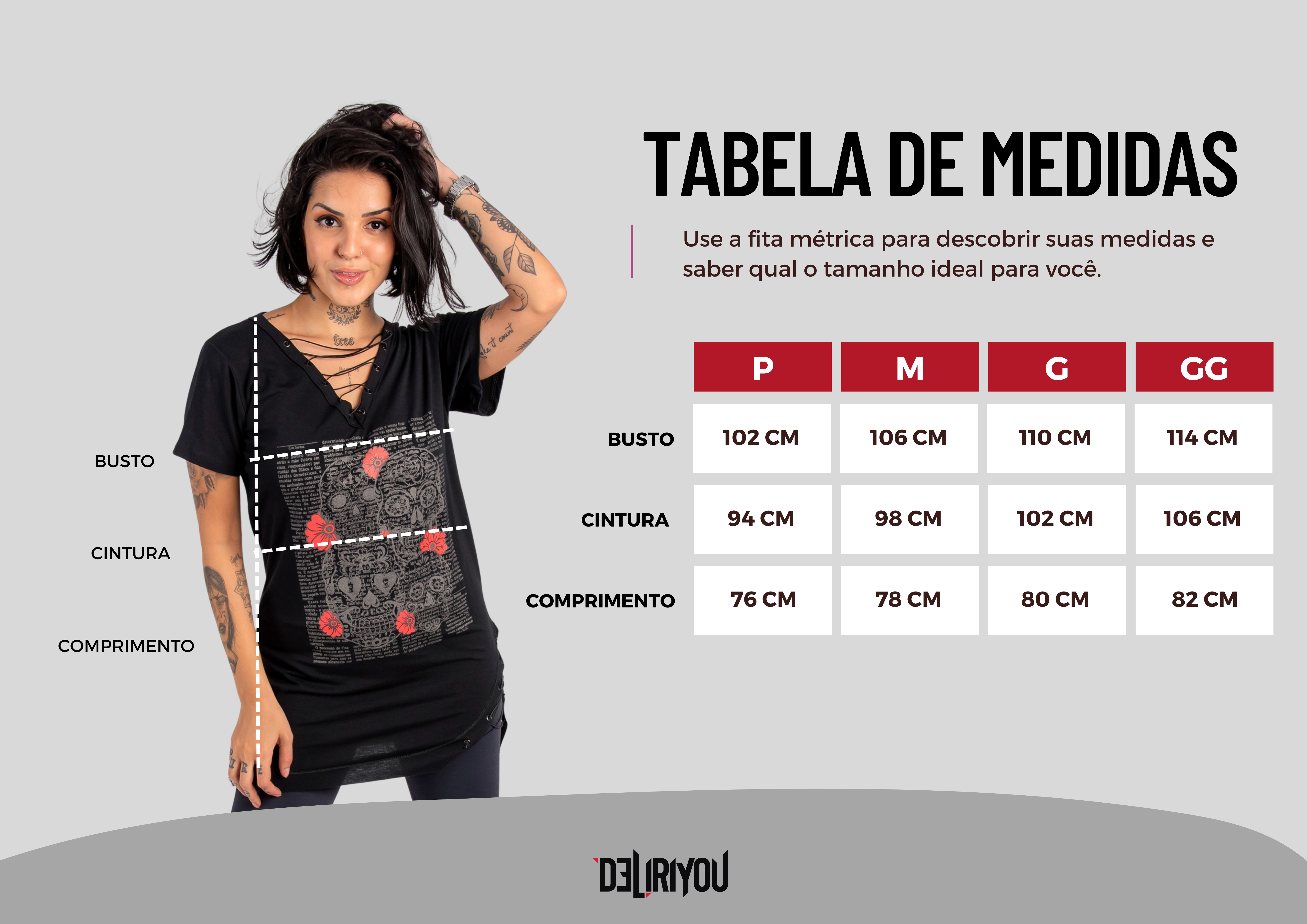 Tabela de medidas