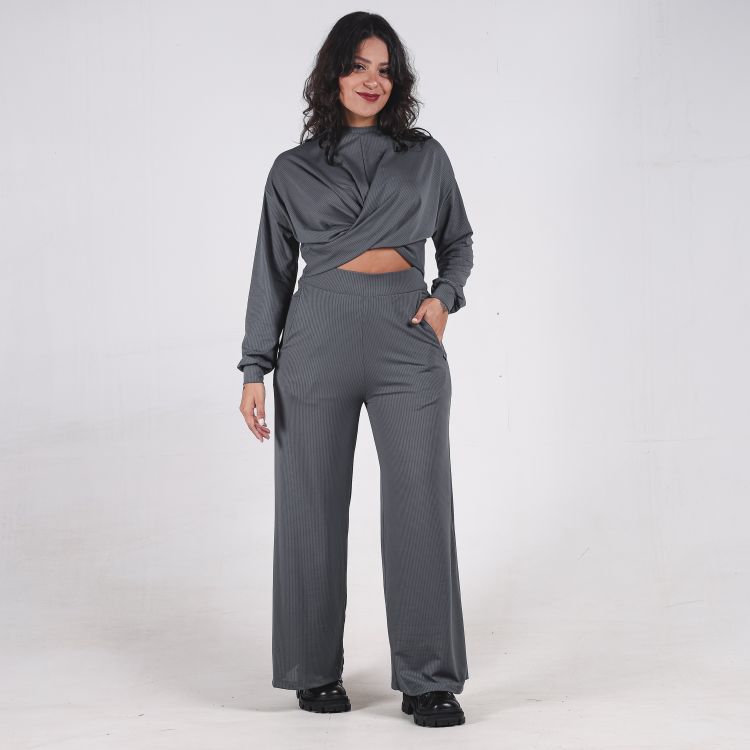 Conjunto Dry Fit Cinza