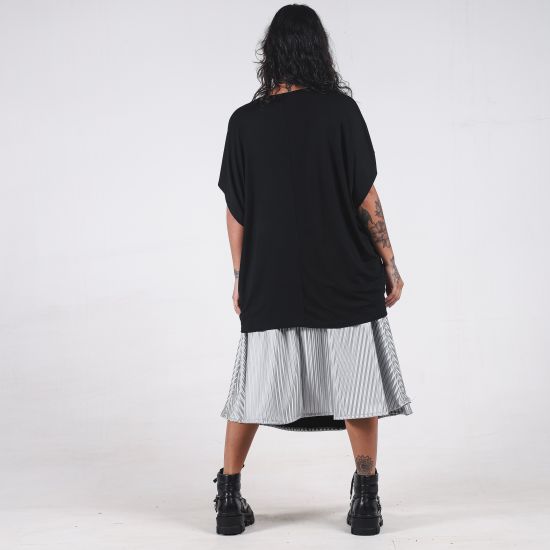 Blusa Max Bolso Prata 3D