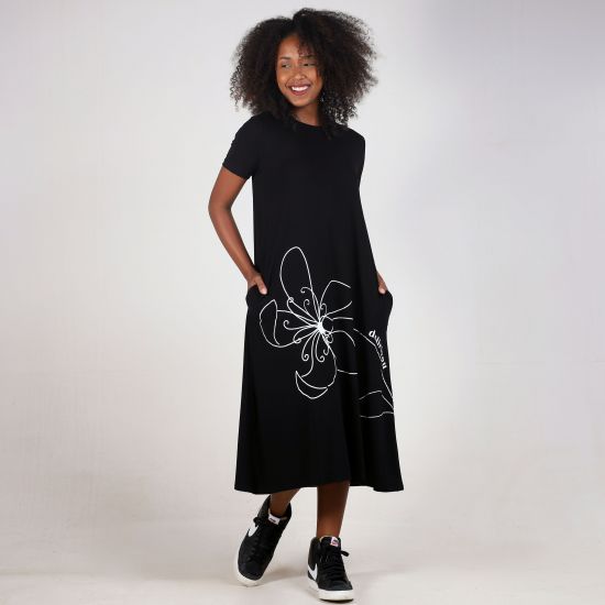 Vestido Amplo Flower