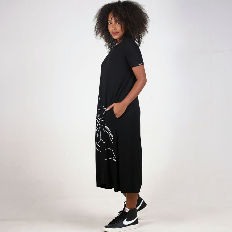 Vestido Amplo Flower
