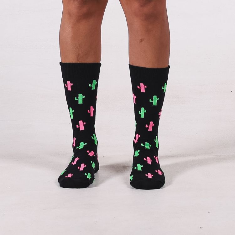 Meia Neon Cactus