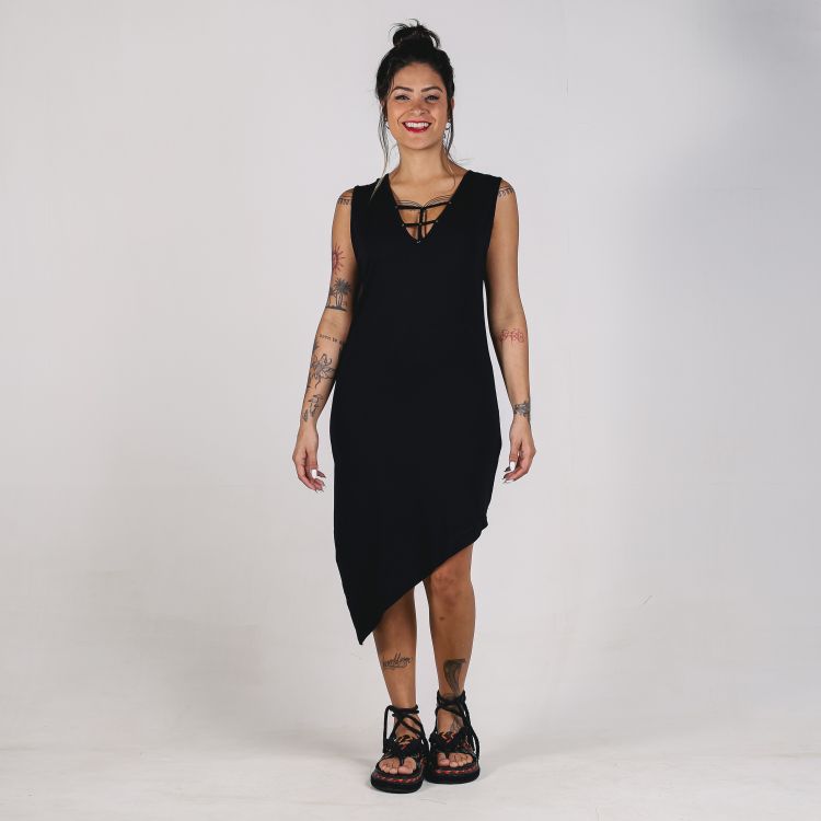 Vestido Black Assimétrico