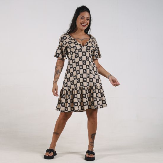 Vestido Vintage Flores