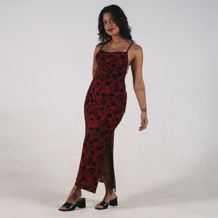 Vestido Banana Red Pop