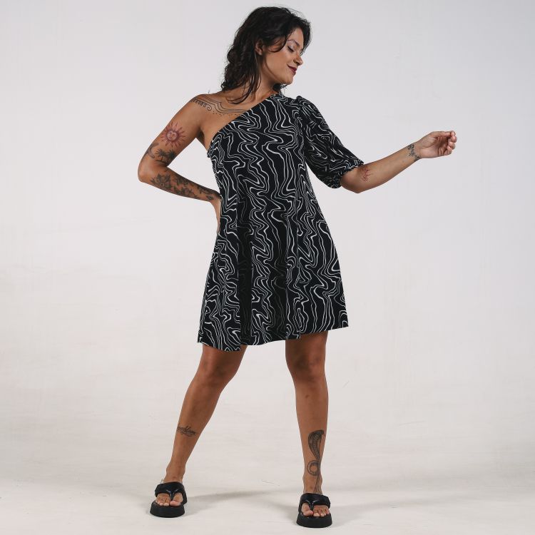 Vestido  Flow Ombro Só Deliriyou