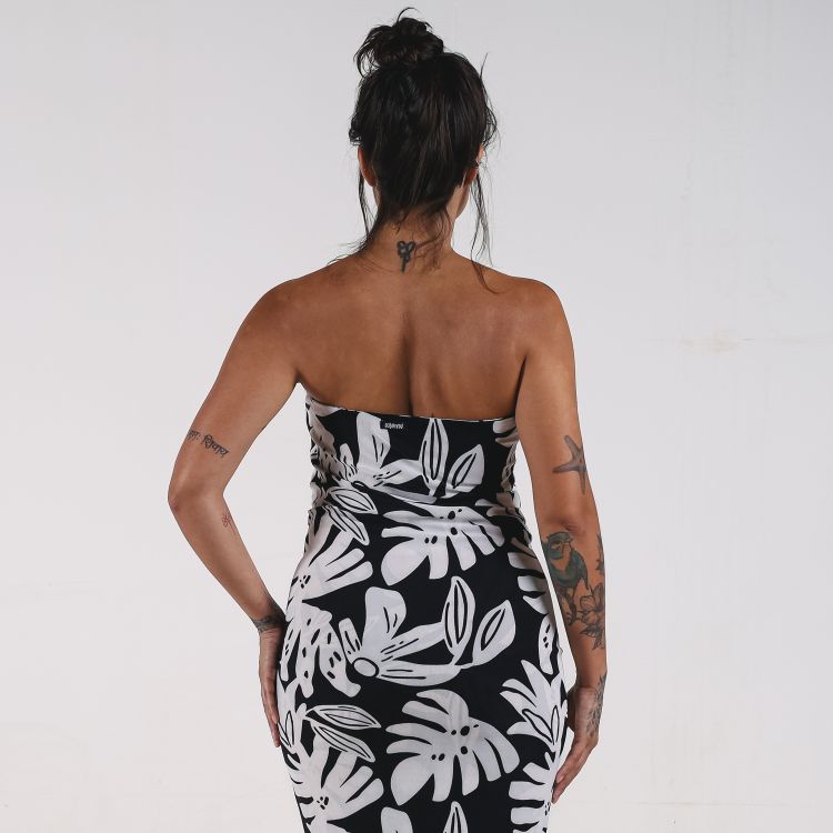Vestido Reto Folhagem Deliriyou