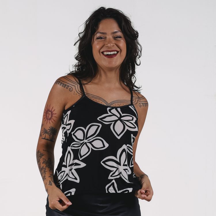 Blusa Flower  Franja Deliriyou