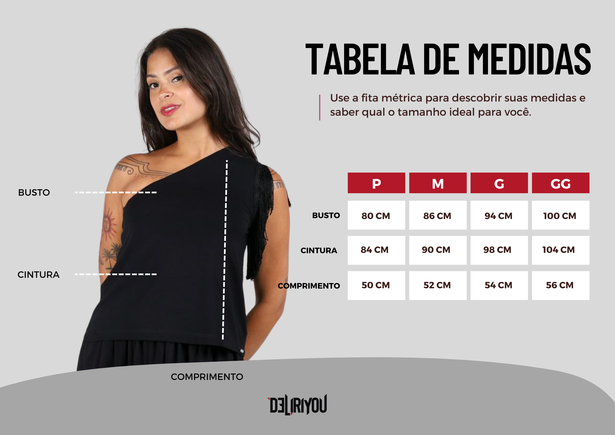 Tabela de medidas