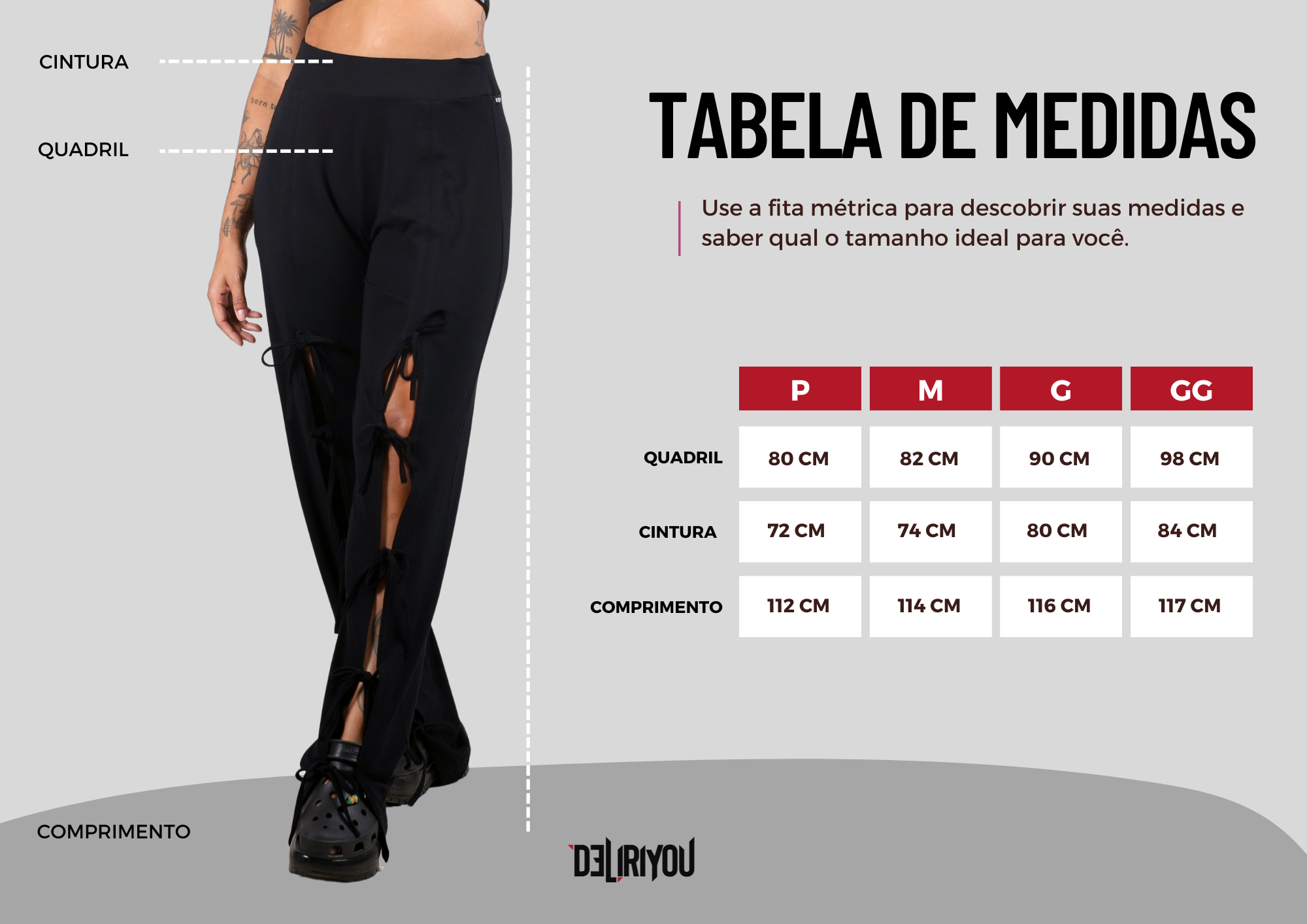 Tabela de medidas