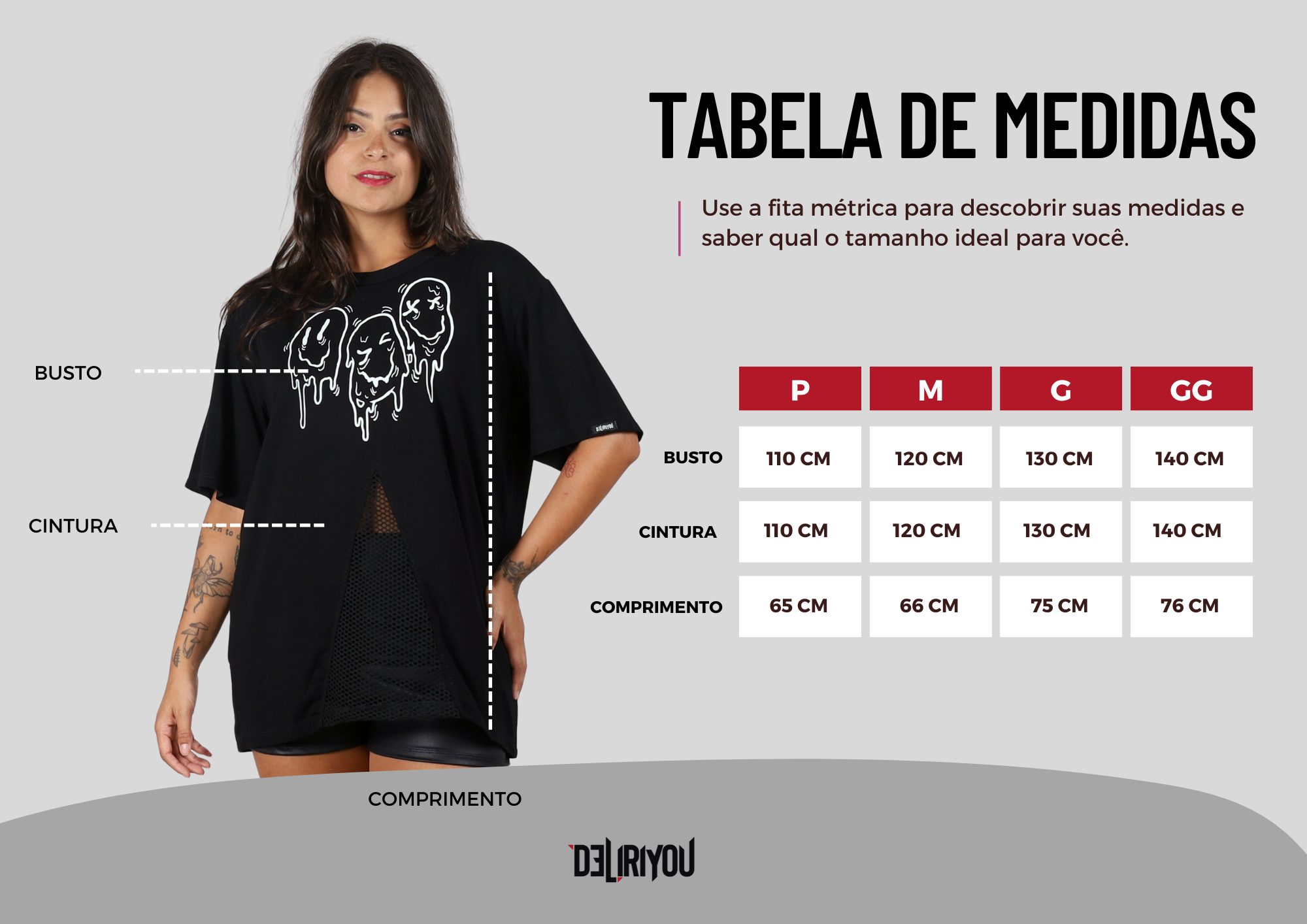 Tabela de medidas