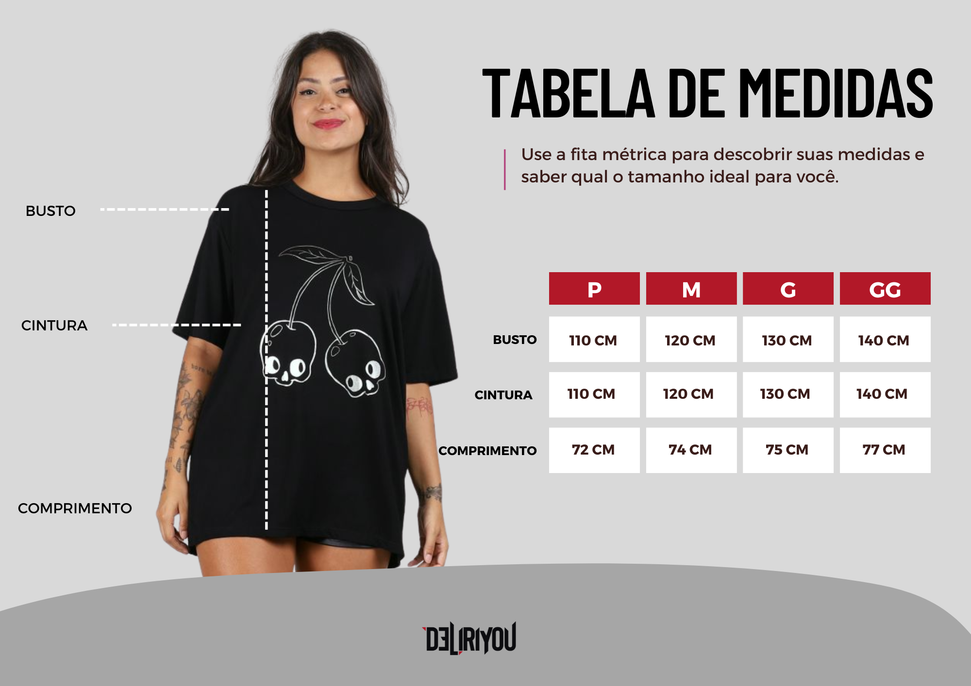 Tabela de medidas